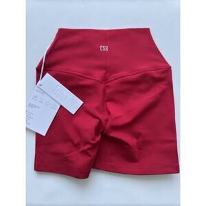 CSB Women's Serenity 4" Shorts, red, size XS, NWT!